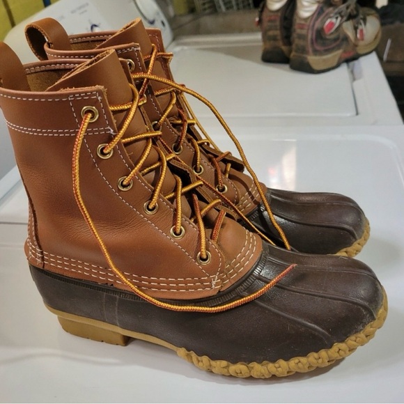 ll bean thinsulate lined duck boots size 7M - Picture 4 of 6